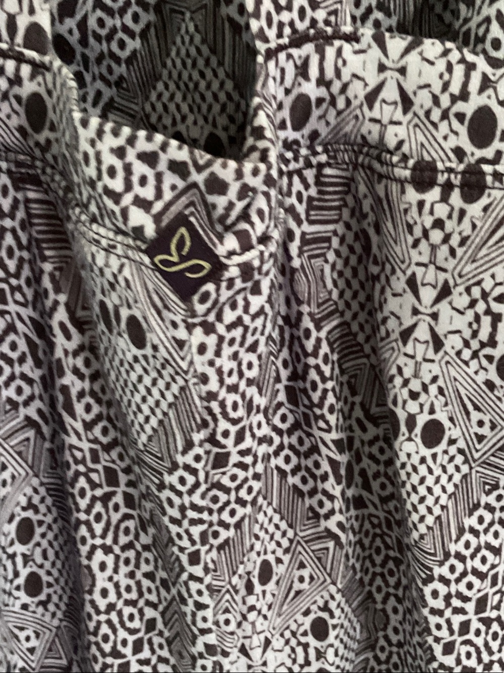 Prana Lilac Patterned Strappy Summer Bralette Dress - Picture 3 of 5